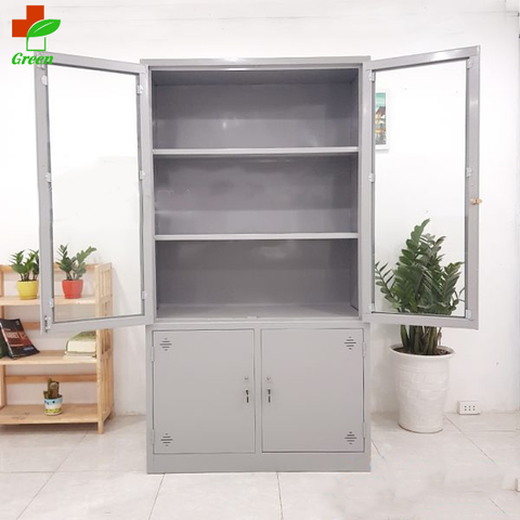  Tủ đựng tài liệu 4 cánh sắt kính 09K3 