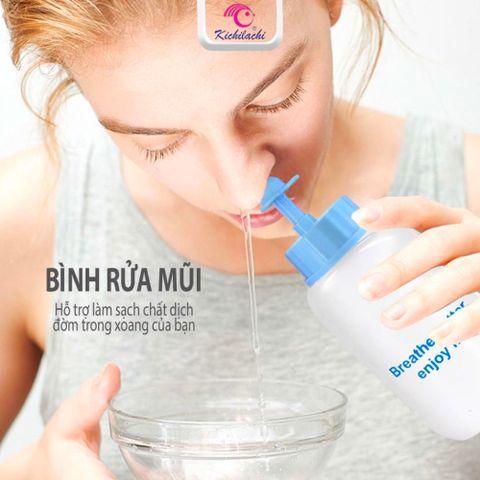  Bình Rửa Mũi Nasal Cool Kichilachi 250ml 