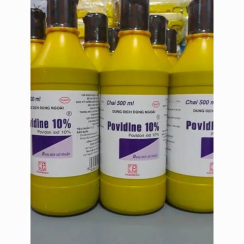  Dung dịch Povidine 10% Pharmedic sát trùng, sát khuẩn vết thương (500ml) 