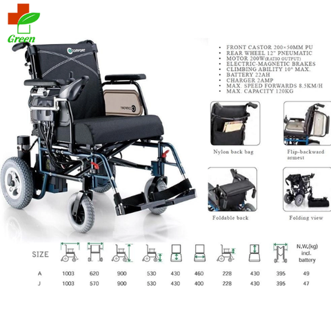  Xe lăn điện Comfort LY-EB103-S cao cấp nhập khẩu Đài Loan 