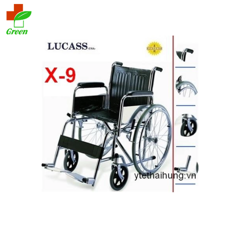  Xe lăn tay Lucass X9 tiêu chuẩn 