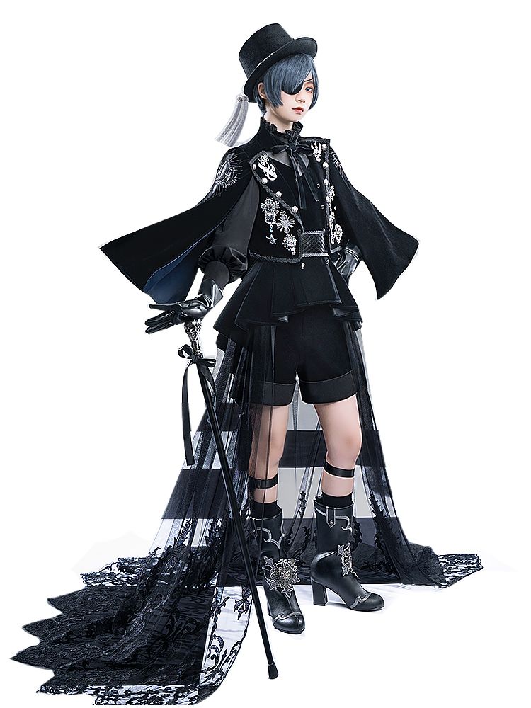 Meow House Shop Black Butler Cos Váy kỷ niệm 15 năm Sebasal Shire Cosp ...