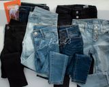  Quần jeans thun dài BG Old N@vy 