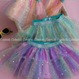  Chân váy tutu cầu vồng thiết kế độc quyền Cutekids 