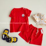  Bộ ngắn xuất Hàn BTBG cotton giấy 