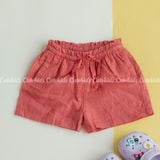  Quần short linen bé gái Old Navy 