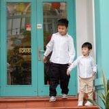  Áo sơ mi tay dài vải oxford - Made by Cutekids 