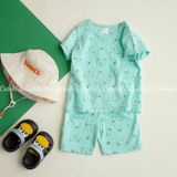  Bộ thun cotton may lên từ vải xuất dư 