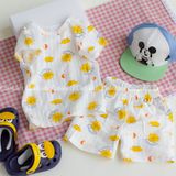  Bộ ngắn xuất Hàn BTBG cotton giấy 