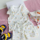  Bộ ngắn xuất Hàn BTBG cotton giấy 