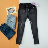  Quần jeans thun dài BG Old N@vy 