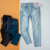  Quần jeans thun dài BG Old N@vy 