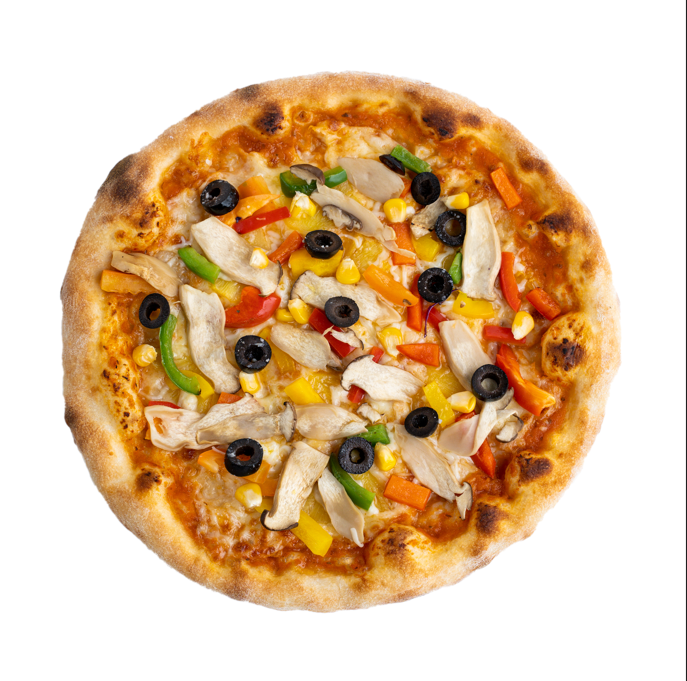  PIZZA NẤM RAU CỦ – VEGGIE PIZZA 