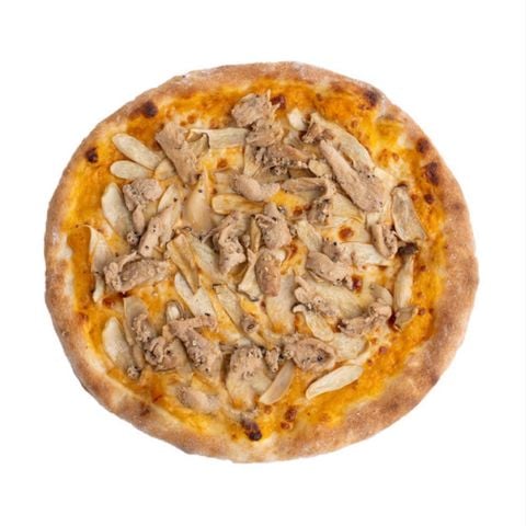 PIZZA GÀ NƯỚNG PHÔ MAI CAY – BBQ CHICKEN & CHILLI DRESSING