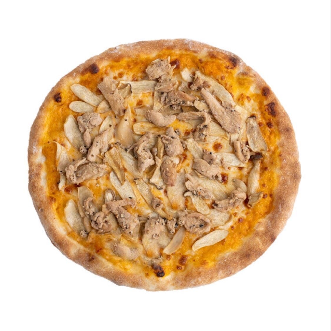  PIZZA GÀ NƯỚNG PHÔ MAI CAY – BBQ CHICKEN & CHILLI DRESSING 