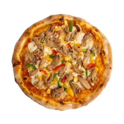 PIZZA GÀ NƯỚNG & RAU CỦ – CHICKEN & VEGETABLES