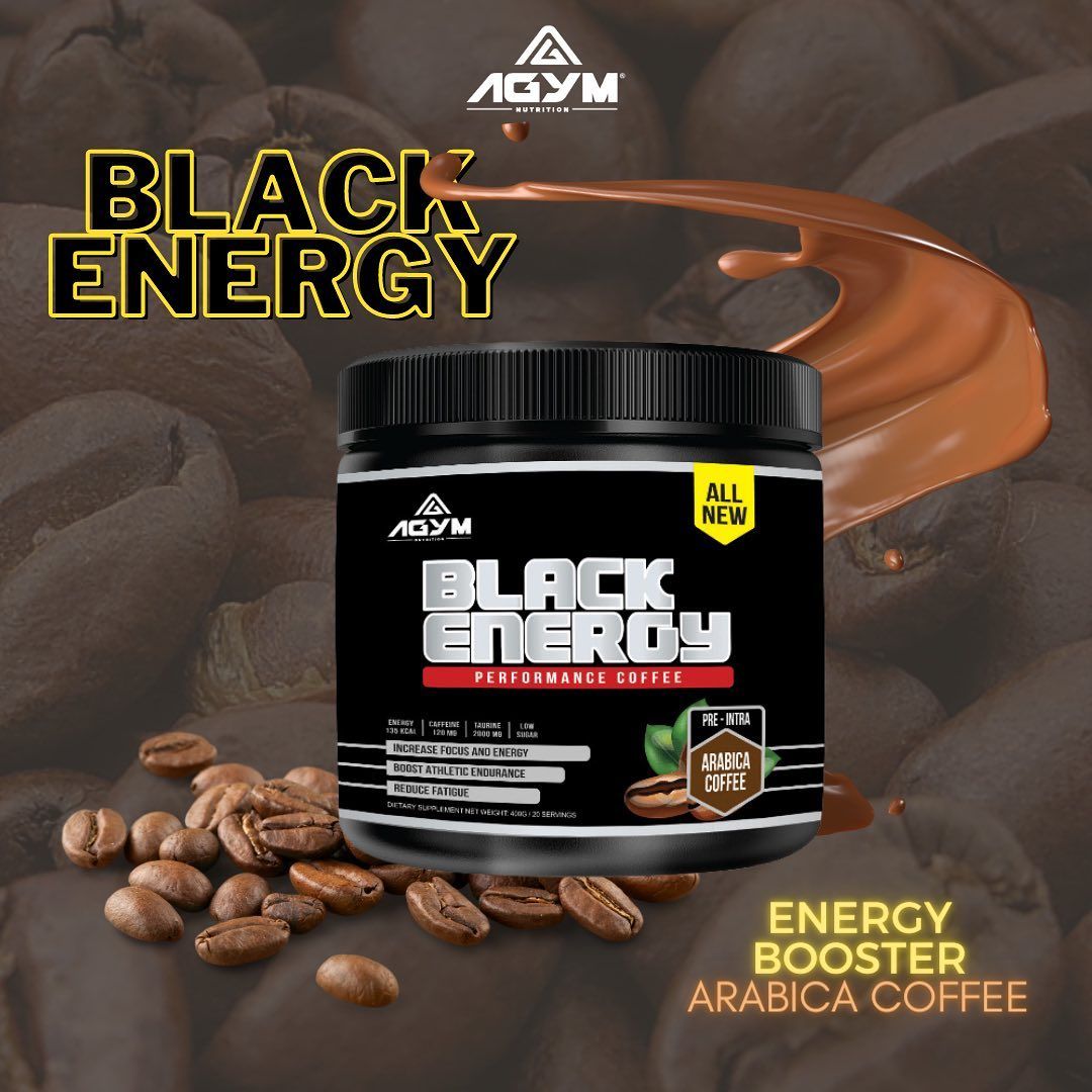  Bột Năng Lượng Black Energy Sports Performance Coffee 