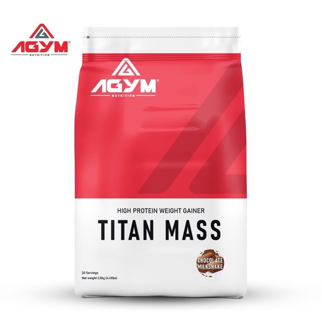  Titan Mass Weight Mass Gainer Túi 2kg - Sữa Tăng Cân và Cơ Nạc Cao Cấp 