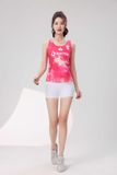  Áo Chạy Bộ Singlet Nữ Runtiger WM-7122 Full Printing - Hot Pink 