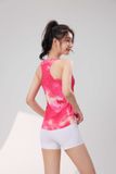  Áo Chạy Bộ Singlet Nữ Runtiger WM-7122 Full Printing - Hot Pink 