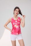  Áo Chạy Bộ Singlet Nữ Runtiger WM-7122 Full Printing - Hot Pink 
