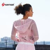  Áo Khoác Chạy Bộ Nữ RunTiger 5906B - Màu Hồng 