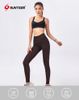 Quần Dài Chạy Bộ Nữ RunTiger 4449 _ Màu Đen Cam