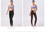  Quần Dài Chạy Bộ Nữ RunTiger 4449 - Màu Đen Xanh Lá 