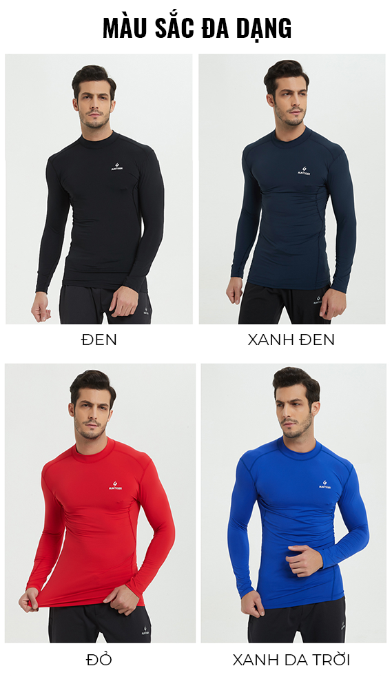  Áo Dài Tay Nam RunTiger WM-4486 - Màu Navy 