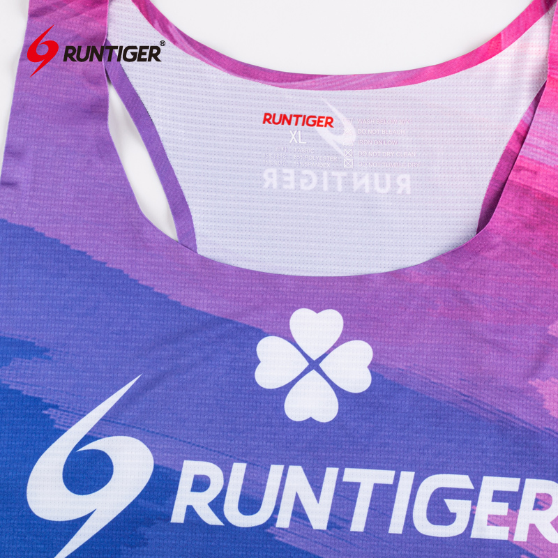  Áo Singlet Chạy Bộ Nam RunTiger 4976A-1 