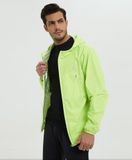  Áo Khoác Chạy Bộ Nam RunTiger 767 - Màu Xanh Neon 