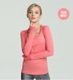  Áo Dài Tay Nữ RunTiger 3999 Hở Lưng - Màu Cam 