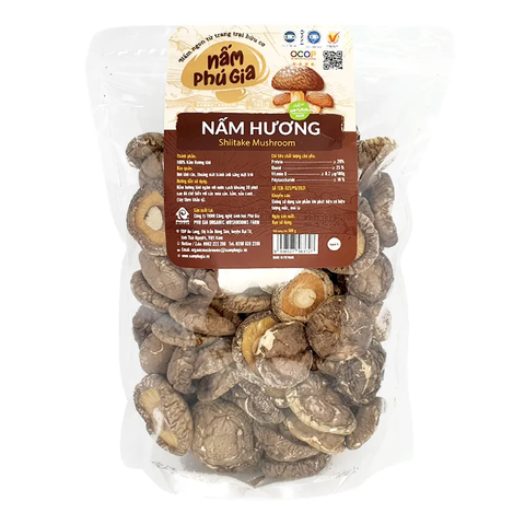  Nấm Hương khô cao cấp | Cỡ L | Gói 300g/ 500g 