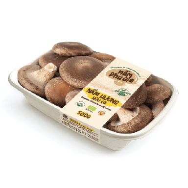  Nấm Hương tươi | Hữu cơ | Khay | 500g 