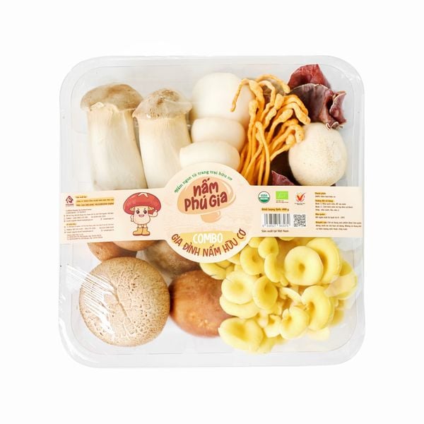  Combo Gia đình nấm tươi | hữu cơ | 400g 