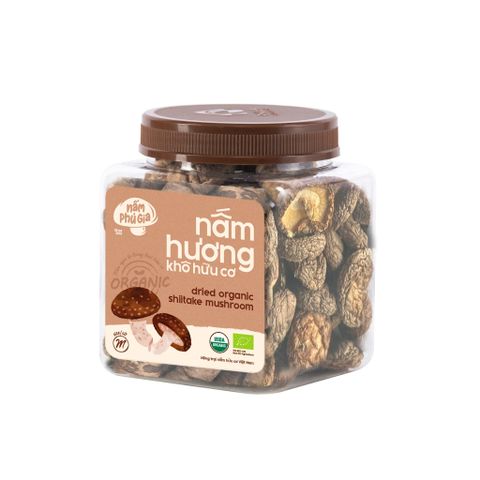  Nấm Hương | Hữu Cơ | cỡ M | Hộp 150g 