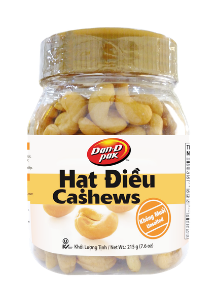 Hạt Điều Không Muối 215G