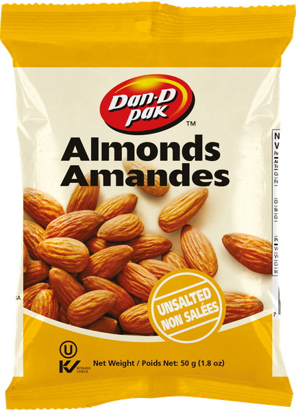 Thùng Hạnh Nhân Không Muối 50G x 12 Gói