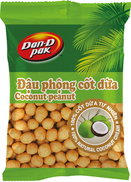 Thùng Đậu Phộng Cốt Dừa 170G x 12 Gói