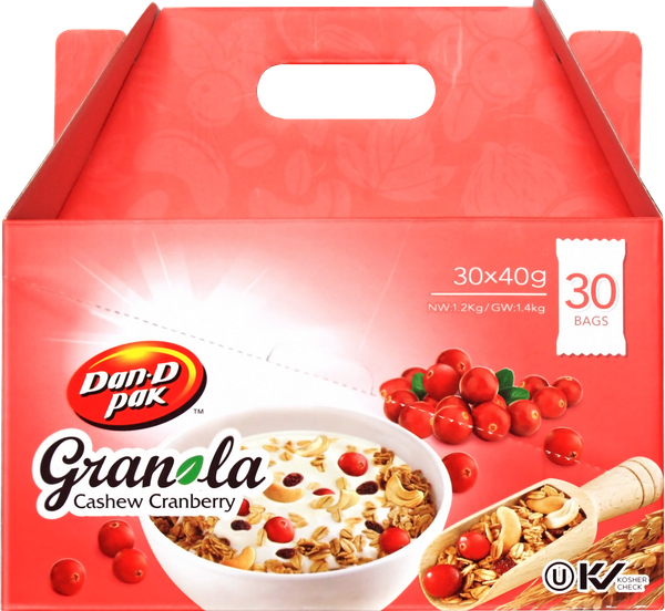 Hộp Ngũ Cốc Yến Mạch, Điều, Nam Việt Quất 40G x 30 Gói