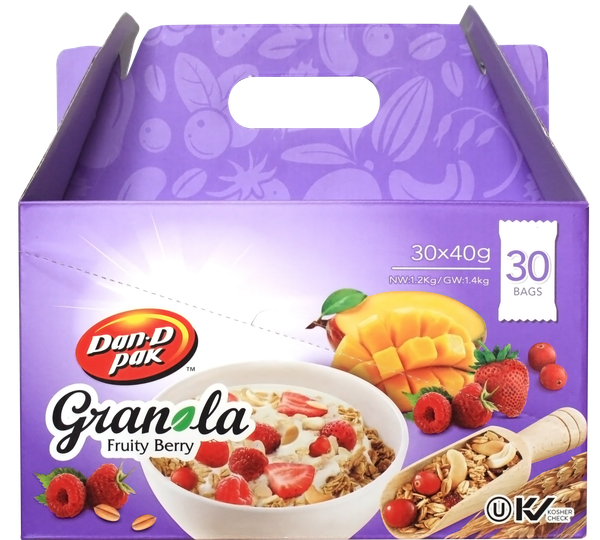 Thùng Ngũ Cốc Yến Mạch Trái Cây (40G x 30 Gói) x 12 Hộp