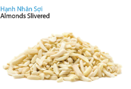 Hạnh nhân không vỏ cắt sợi