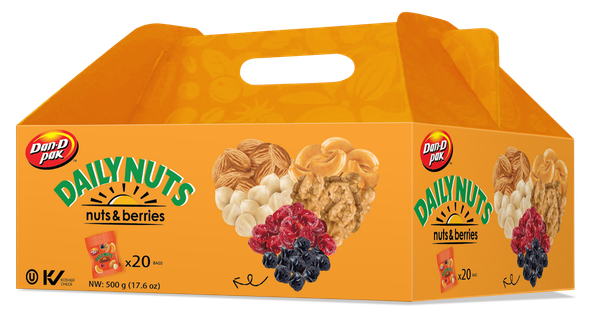 Thùng Thập Cẩm Hạt & Trái Cây Khô Daily Nuts 500G x 6 Hộp