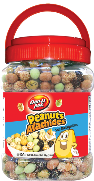 Thùng Đậu Phộng Thập Cẩm Crunchy 1Kg x 8 Hũ