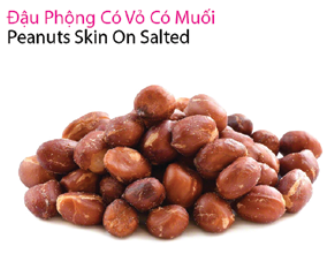 Đậu phộng có vỏ có muối