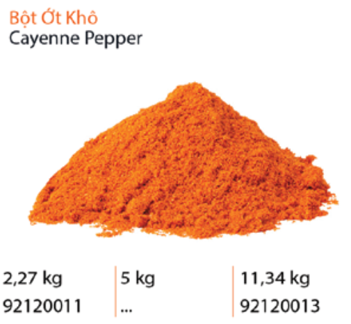 Bột ớt khô