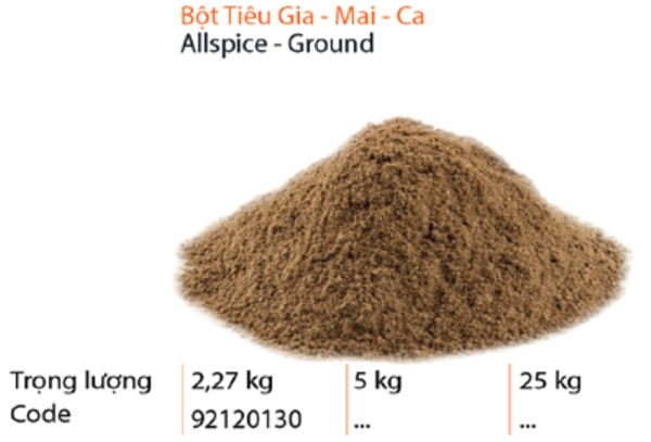 Bột tiêu Gia - Mai - Ca