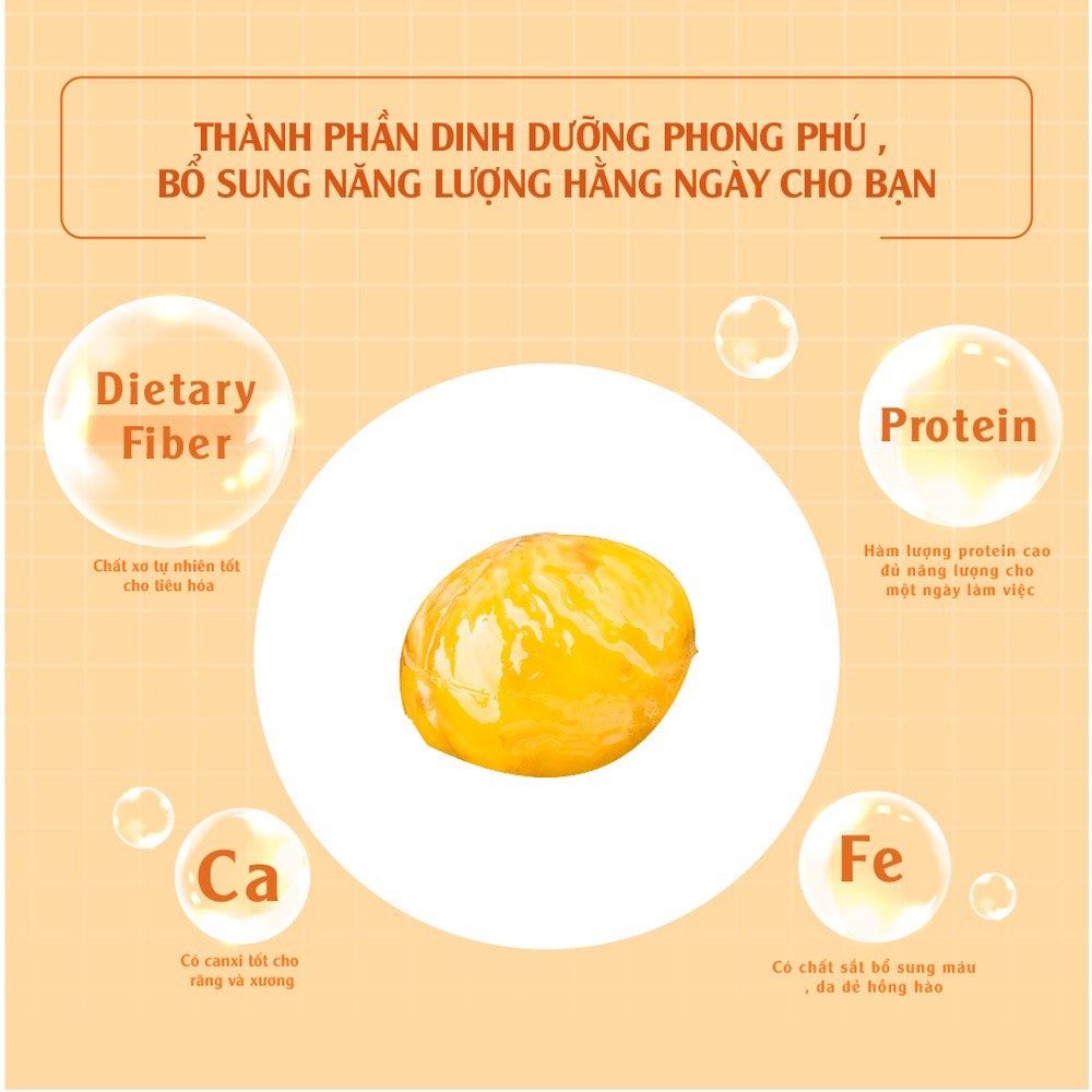 Thùng hạt dẻ hấp tự nhiên nhập khẩu 100g x 24 gói Dan D Pak