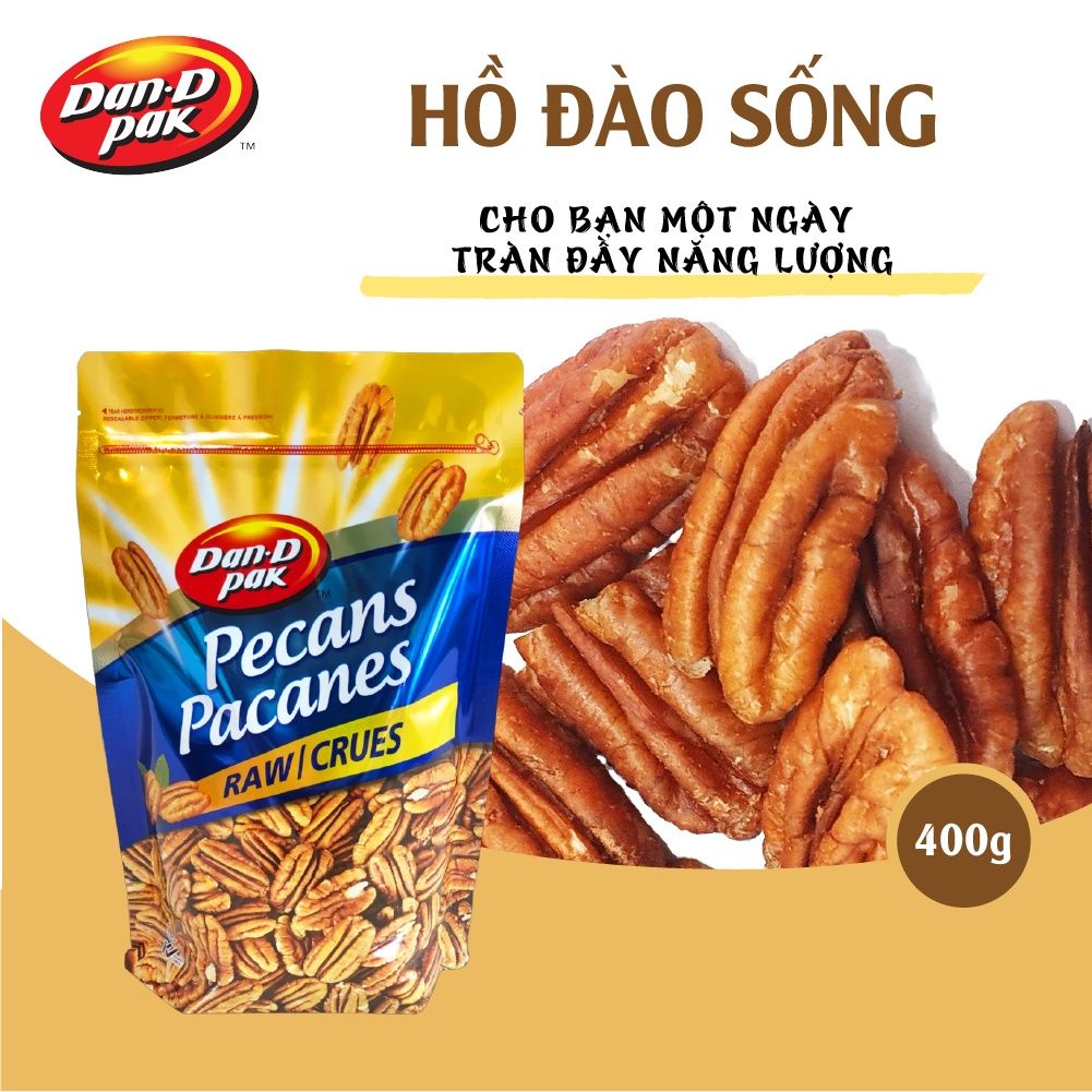 Hạt hồ đào nhập khẩu ăn vặt tốt cho sức khỏe 400g Dan D Pak