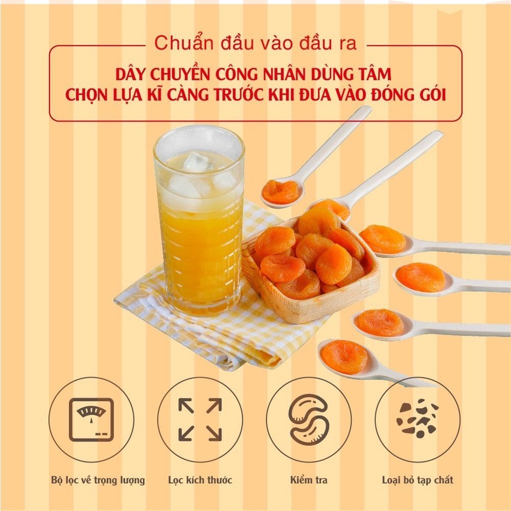 Thùng mơ khô tự nhiên nhập khẩu 380g x 18 hũ, 120g x 12 gói Dan D Pak